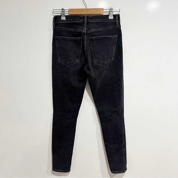 Agolde Sophie Mid Rise Jeans in Trademark Black - Picture 4 of 10